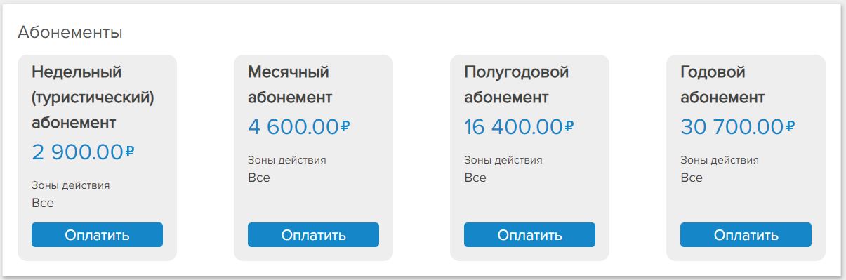 Абонементы